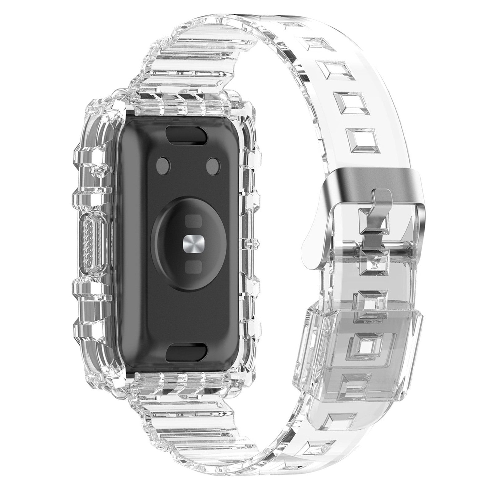 For Xiaomi Mi Band 7 Pro Solid Color Silicone Smart Watch Band with Integrated Watch Case Clear Replacement Wrist Strap For Xiaomi Mi Band 7 Pro Solid Color Silicone Smart Watch Band with Integrated Watch Case Clear Replacement Wrist Strap